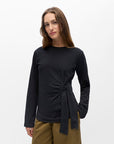 OBJECT GIMA KAIJA L/S RE TIE T-SHIRT