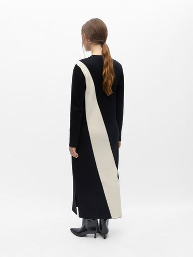 OBJECT ESTRA KELLY L/S RE KNIT DRESS