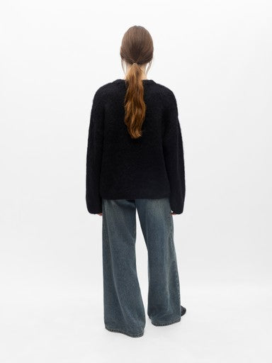 OBJECT HARRY L/S LO KNIT PULLOVER NOOS