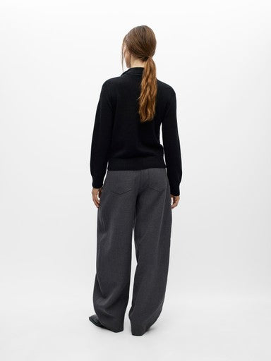 OBJECT THESS L/S RE BOW GLAM KNIT PULLOVER