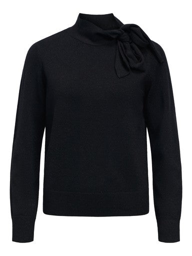 OBJECT THESS L/S RE BOW GLAM KNIT PULLOVER