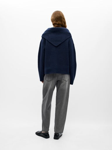 OBJECT ASTA L/S LO SCARF PULLOVER