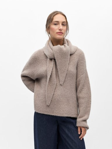 OBJECT ASTA L/S LO SCARF PULLOVER