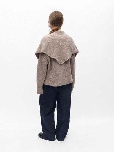 OBJECT ASTA L/S LO SCARF PULLOVER