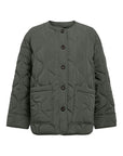 OBJECT ALLIE LS LO QUILTED JACKET KAMBABA