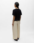 OBJECT SANNE 2/4 LO V-NECK TOP NOOS