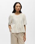 OBJECT GALE S/S RE FRILL TOP