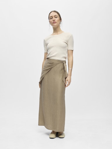OBJECT SUNAY LAYERED LONG SKIRT