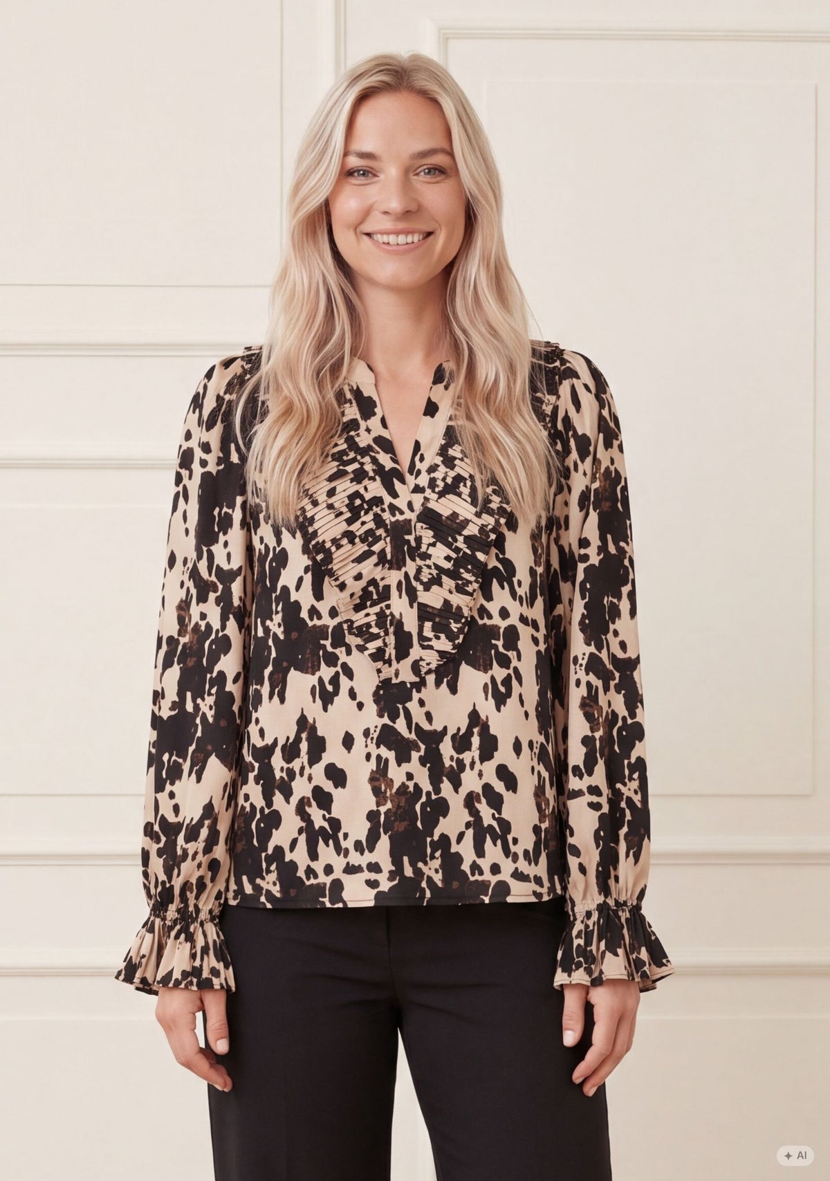 ISAY Melba Pleat Blouse