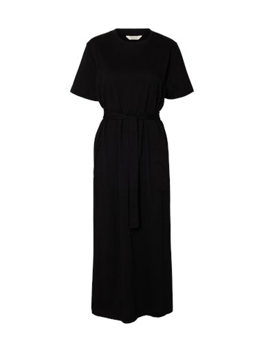 SELECTED ESSENTIAL SS ANKLE TEE DRESS