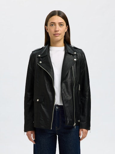 SELECTED MADISON LEATHER JACKET B NOOS