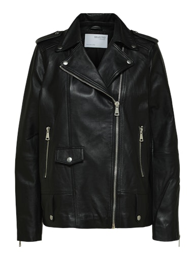 SELECTED MADISON LEATHER JACKET B NOOS