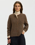 SELECTED LULU NEW LS KNIT CARDIGAN NOOS
