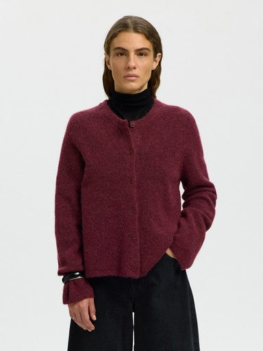 SELECTED LULU NEW LS KNIT CARDIGAN NOOS