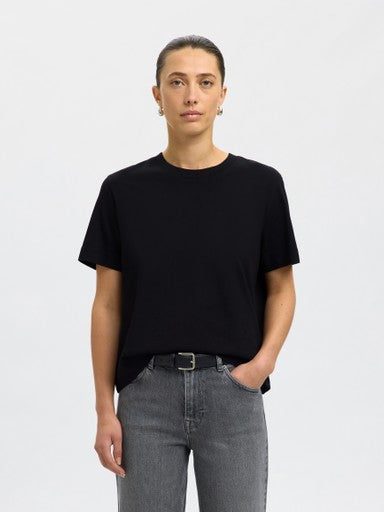 SELECTED ESSENTIAL SS BOXY TEE NOOS