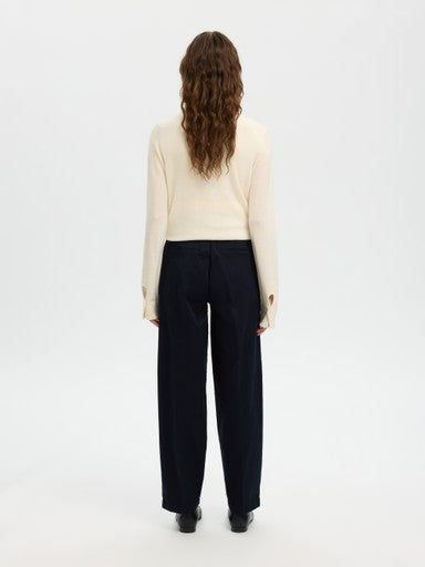 SELECTED FEMME BARREL MILLE HW PANT NOOS