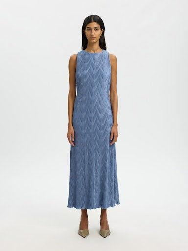 SELECTED ANYA SL REGULAR ANKLE PLISSE DRESS B