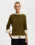 SELECTED LULU NEW LS KNIT O-NECK NOOS
