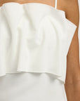 SELECTED VINELLE PLEATED BANDEAU TOP