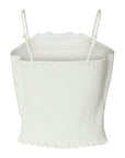 SELECTED VINELLE PLEATED BANDEAU TOP