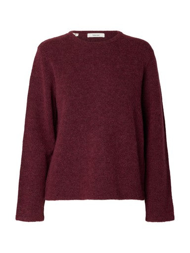 SELECTED LULU NEW LS KNIT O-NECK NOOS