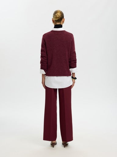 SELECTED LULU NEW LS KNIT O-NECK NOOS