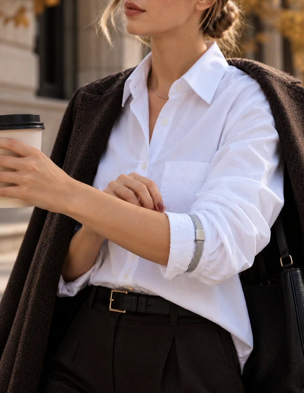 Shirt Sleeve Holder Silver