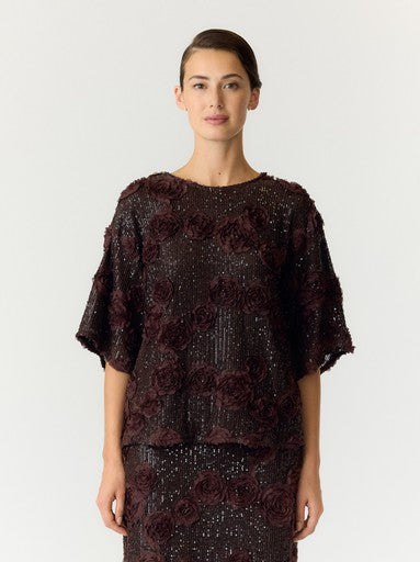 YAS ELYSIA 2/4 SEQUIN TOP - SHOW
