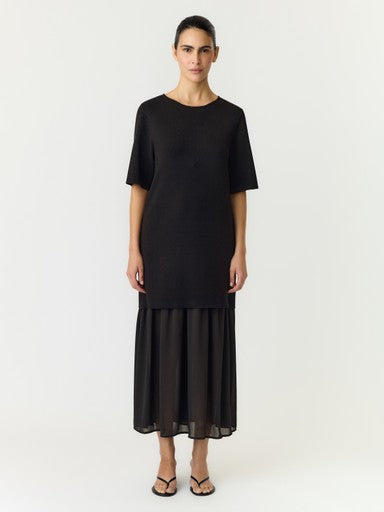 YAS BEANI SS LONG KNIT DRESS S.