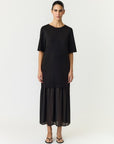 YAS BEANI SS LONG KNIT DRESS S.