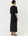 YAS BEANI SS LONG KNIT DRESS S.