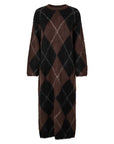 YAS ARGY LS LONG MOHAIR BLEND KNIT DRESS