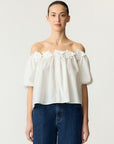 YASMANLY OFF-SHOULDER 2/4 TOP