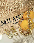 BY JOLIMA ANTIBES LINK EARRING JE257 GOLD