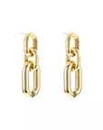 BY JOLIMA ANTIBES LINK EARRING JE257 GOLD