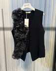 BY NAGY Stylish ruffled cardigan