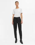 OBJECT BELLE LISA COATED PANT BLACK