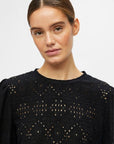 OBJECT FEODORA L S TOP BLACK